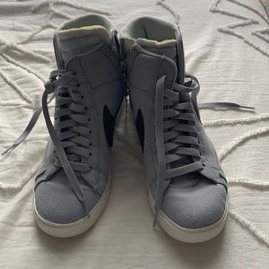 Women’s Grey Nike Blazer Mid Rebel Sneaker
